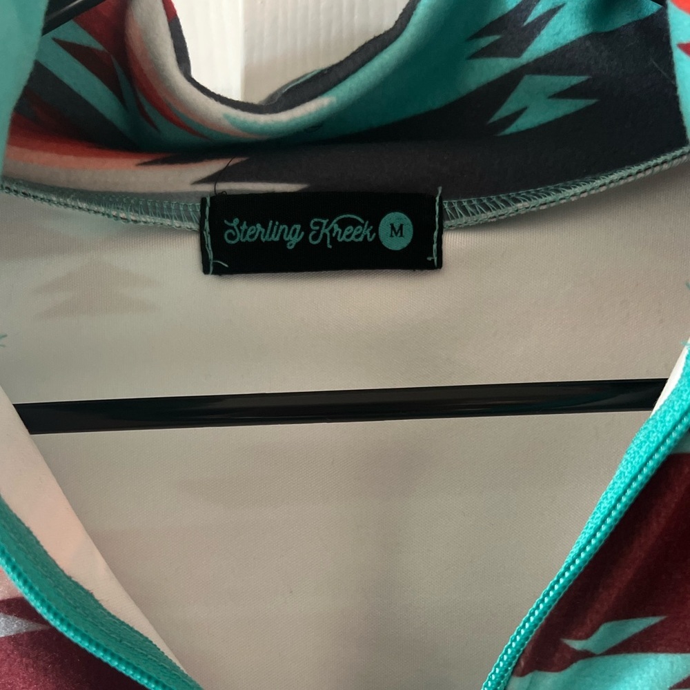 Aztec Turquoise Sweatshirt - Picture 2 of 3